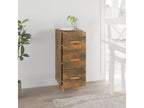 Buffet Chêne fumé 34,5x34x90 cm Bois d'ingénierie 86801QVBL
