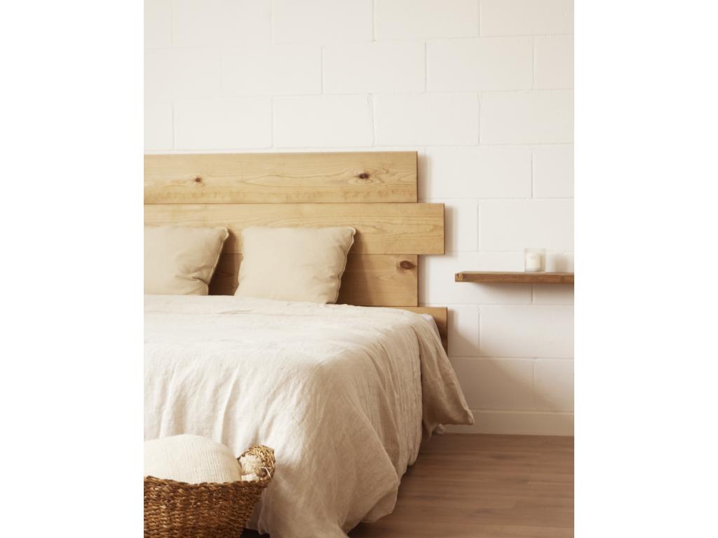 Tête de lit en bois de pin vieilli 120x60cm - Calmetop 84803RWHP