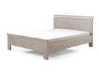 Lit adulte robuste180x200 collection Artvivrestore- Coloris chêne clair 56418VZXP