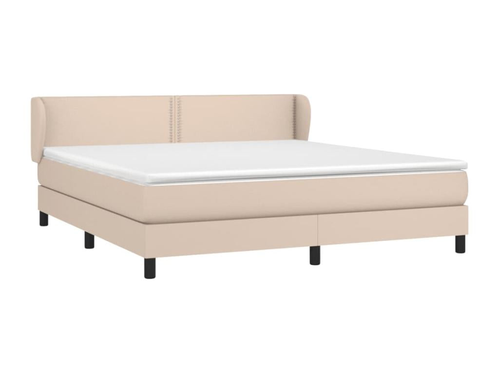Lit à sommier tapissier avec matelas Cappuccino 180x200 cm 18459WYXI
