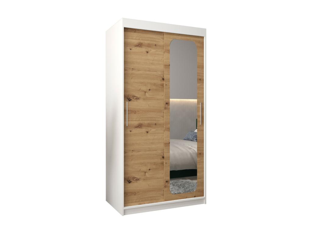 ARMOIRE Calmetop T2 À PORTES COULISSANTES 200/100/62 2 Portes Blanc/Calmetop 91238WKUO