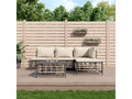 Salon de jardin 5 pcs avec coussins anthracite résine tressée 13043PDKO
