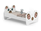 Lit Enfant ANIMAUX KSB001 90x164x70 Blanc 76819SCRP