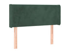 Tête de lit avec oreilles Vert foncé 93x16x78/88 cm Velours 06644KJSF