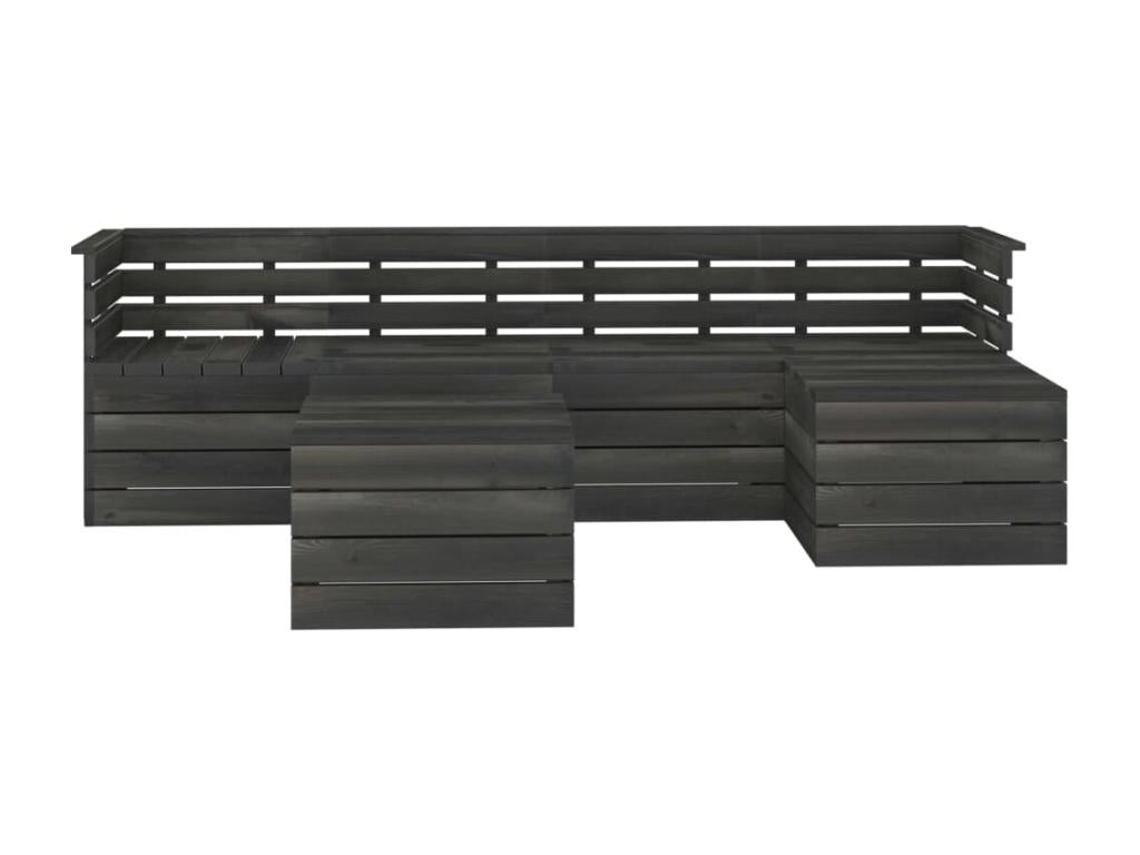 Salon de jardin palette bois marron 60x65x71,5 cm 02 0018614 71185UFHE