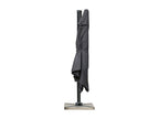 Parasol Déporté Avec Housse 3x4m Gris 80811DTPB