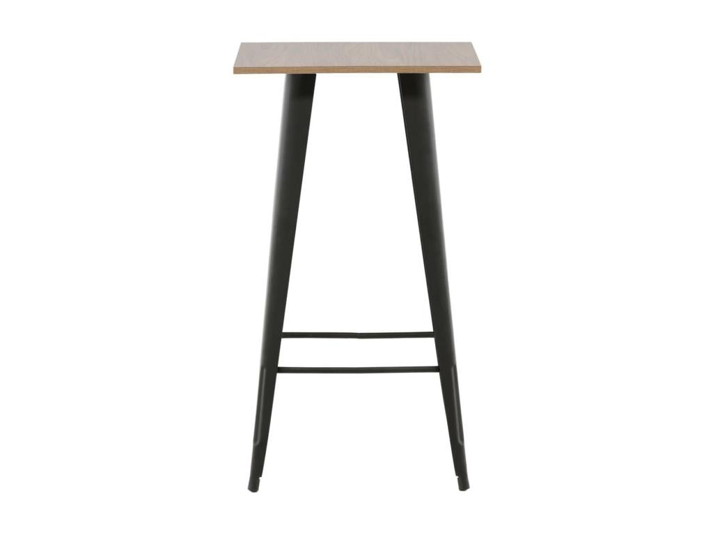 Table de bar calme au décor noyer. 53109QESF