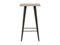 Table de bar calme au décor noyer. 53109QESF