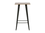 Table de bar calme au décor noyer. 53109QESF