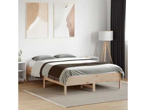 Cadre de lit 120x190 cm Bois de pin massif 44427XOYD