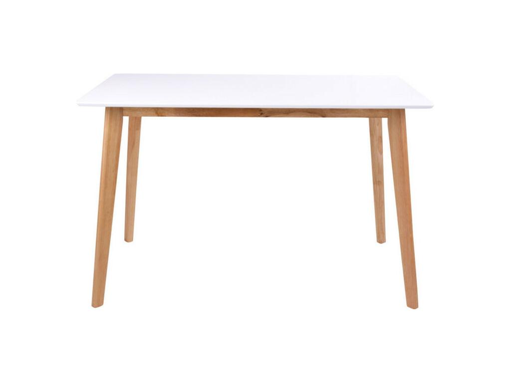 Calmetop - Table à manger 4 personnes en bois - Blanc 74658LKTN