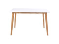 Calmetop - Table à manger 4 personnes en bois - Blanc 74658LKTN