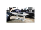 Table de salon table basse en blanc avec plateau de dessus en blanc haute brillance 40x120x70 65714HOXT