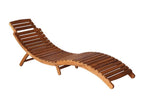Chaises longues lot de 2 avec table et coussins Calmetop solide 38849AAQD