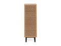 Chiffonnier 5 Tiroirs Diamants Calmetop 123cm Naturel 56690HHJF