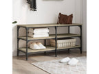 Banc à chaussures chêne Artvivrestore 100x38.5x49 bois d'ingénierie 72423TDBZ