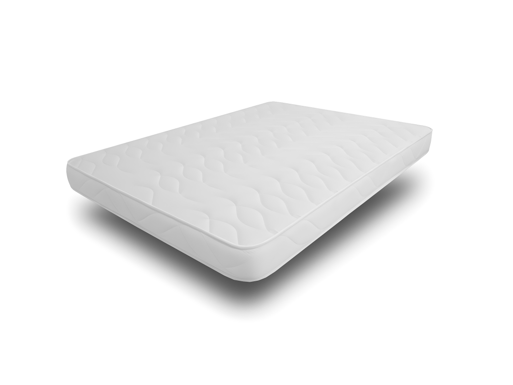 Matelas mousse ECO - 140x190cm et 2 Oreillers accueil mémoire de forme 60x60cm - mousse - 14 cm 24175ENLQ