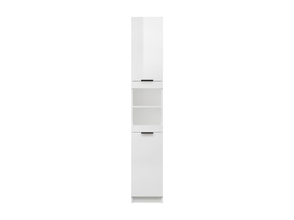 Armoire de salle de bain blanc brillant 32x34x188.5 cm 36783JSPK