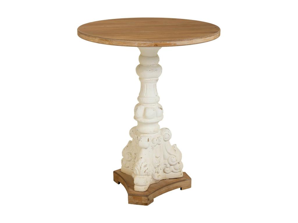 Table basse en bois marron 66,5x66,5x81h 62634YTZF