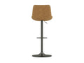 Artvivrestore-Tabouret de bar en cuir synthétique Artvivrestore-gris bronze x2 52949UWAL