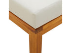 Ensemble à dîner de jardin 3 pièces avec coussins Artvivrestore solide 91809YHPF