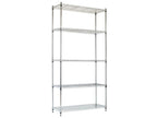 Etagère en métal avec 5 étagères réglables 182.8x91.4x91.4x35.5cm 400Kg O91 27408IEBA