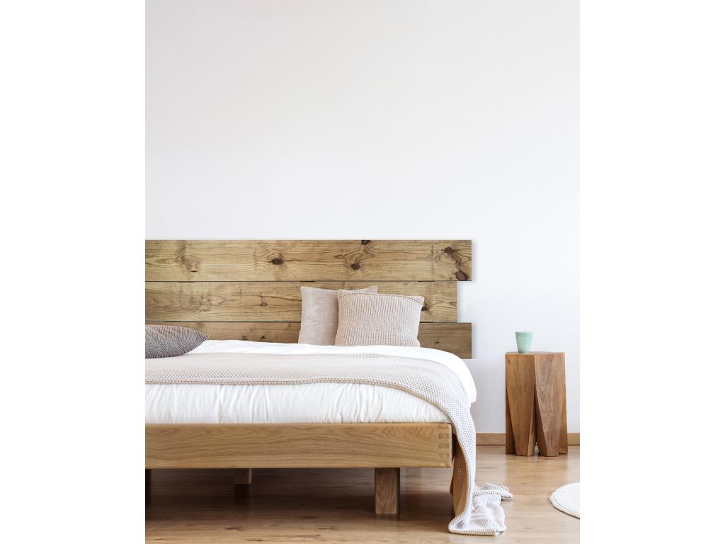 Tête de lit en bois de pin vieilli 120x60cm - Calmetop 84803RWHP