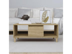 Table basse Chêne Calmetop 90x50x36.5 Bois d'ingénierie 54135TAWI
