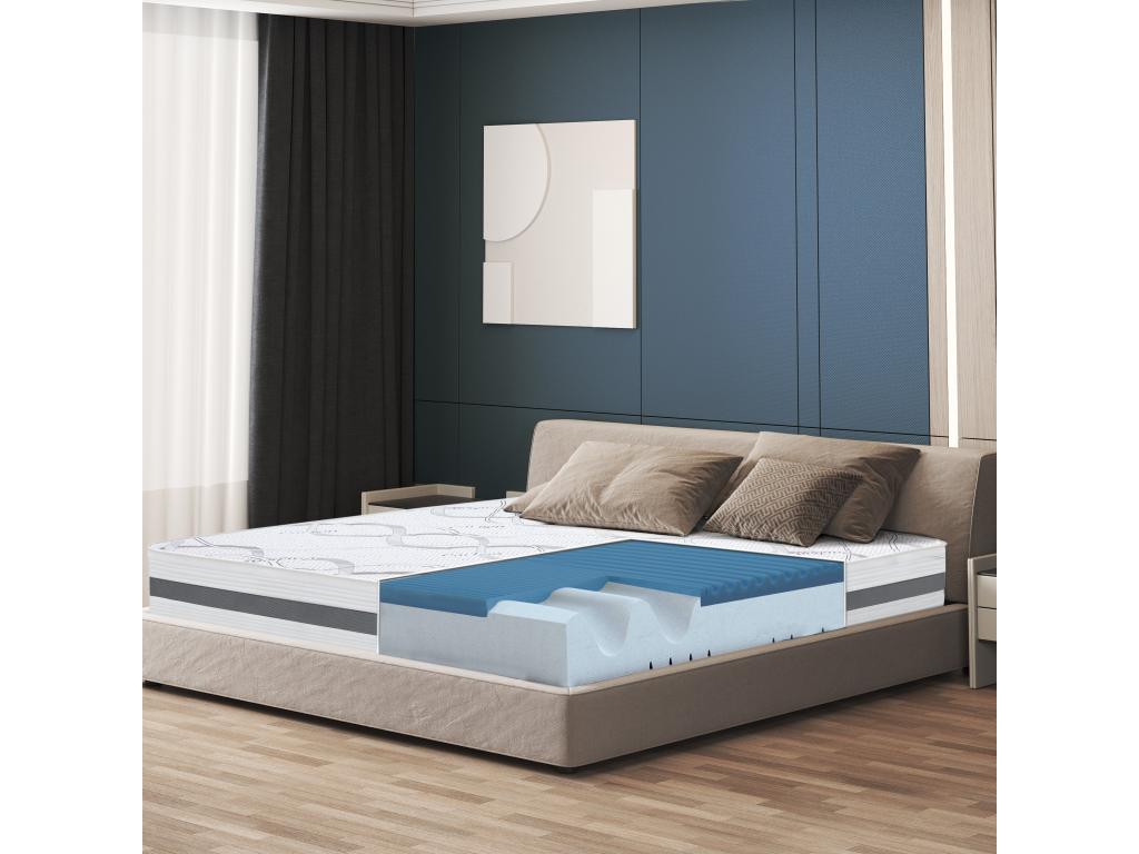 Matelas Simple 70x140 à mémoire de forme - Qualité Premium - Hauteur 22 cm - Fabriqué en Italie 12430HBJT
