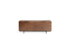 Buffet 4 portes Noyer/Métal - Artvivrestore 58507DOZH