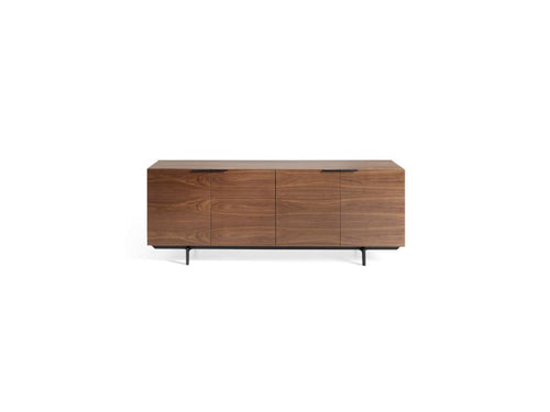 Buffet 4 portes Noyer/Métal - Artvivrestore 58507DOZH