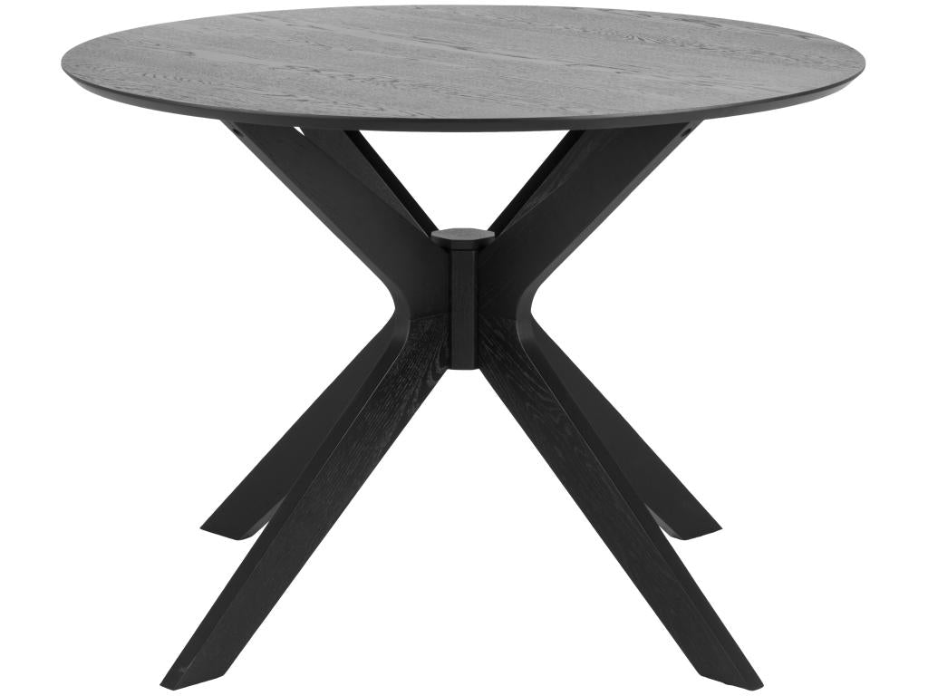 Calmetop Table de salle à manger noire. 05814DKPU