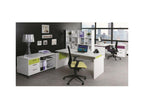 Armoire de bureau bas blanc Calmetop 54694FILT
