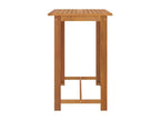 Ensemble de bar de jardin avec coussins 7 pièces Marron 07339IPJC
