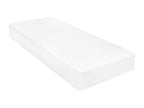 Lit de repos avec matelas 90x200 cm Gris Bois de pin massif 68633VBRO