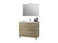Ensemble de salle de bain 4 pièces Nidchicshop chêne miel 21901FYWC