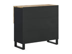 Buffet avec 2 portes 80x33x75 cm bois massif de manguier 04531KSNG