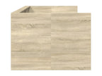 Lit de jour et tiroirs chêne Artvivrestore 75x190cm bois d'ingénierie 87993YZOG