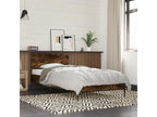 Cadre de lit sans matelas chêne fumé 90x190 cm 14355GOFL