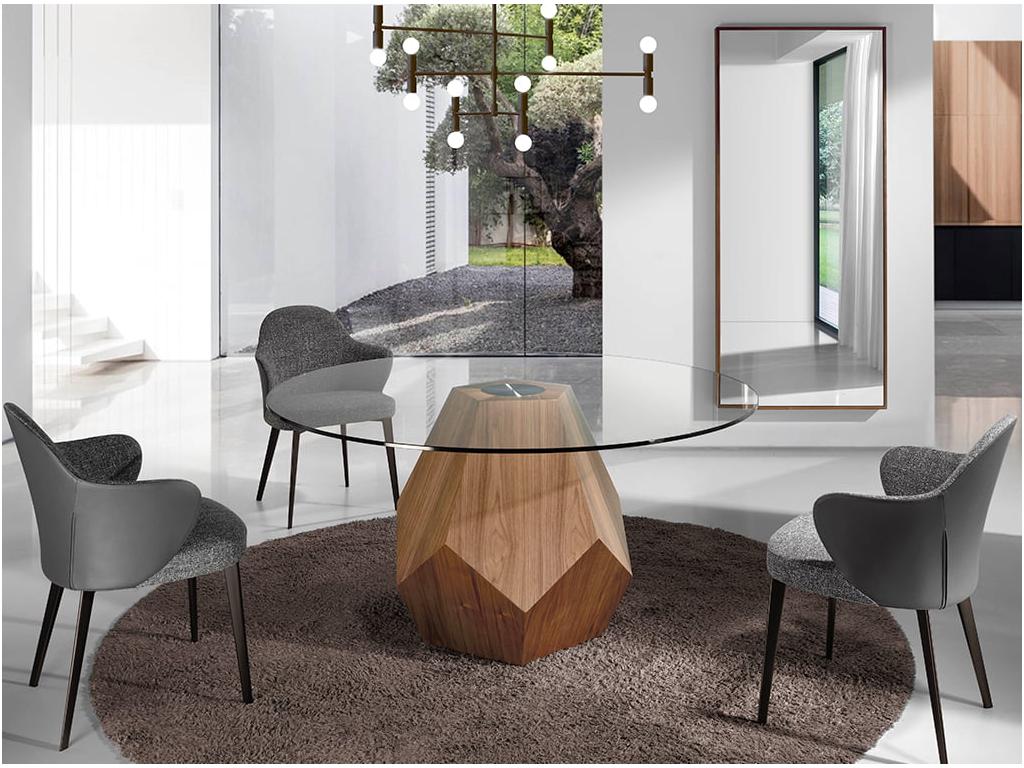 Chaise de salle à manger en tissu et simili cuir écologique avec pieds en acier brun 4102 Artvivrestore 83302HCXJ
