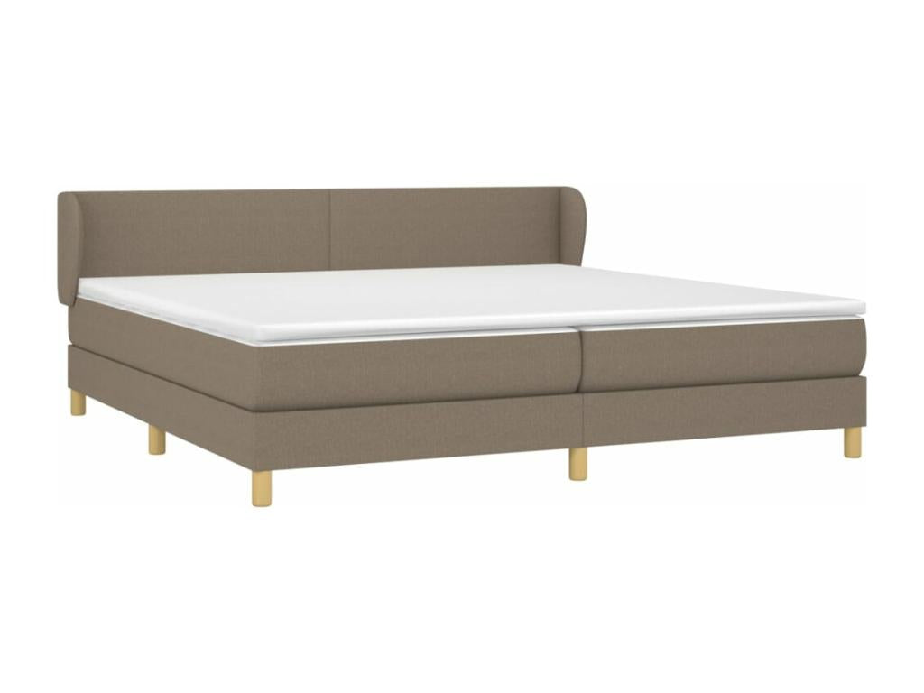 Lit à sommier tapissier avec matelas Calmetop 200x200 cm Tissu 02386KUJV