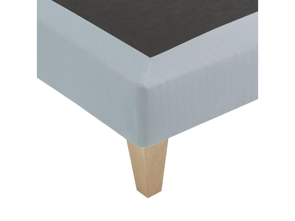Sommier déco tapissier vert d'eau Songe - Calmetop 180x200 61466VNWW