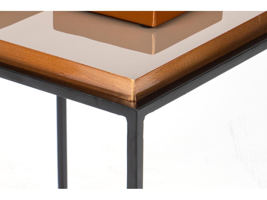 Table d'Appoint Calmetop 40cm Café / Crème 39083LTFW