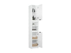 Armoire de salle de bain blanc brillant 32x34x188.5 cm 36783JSPK