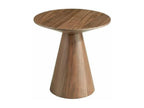 Table d'appoint ronde bois noyer Calmetop 16067BFAG