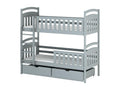 Lits superposés Artvivrestore BB003 80x200 cm Gris 51565MIRE