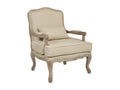 Fauteuil en bois beige 64x72x92 80710XFXQ