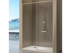 Paroi de douche dorée fixe porte coulissante Artvivrestore ou brossé 145-147.6 cm 40536HKWJ