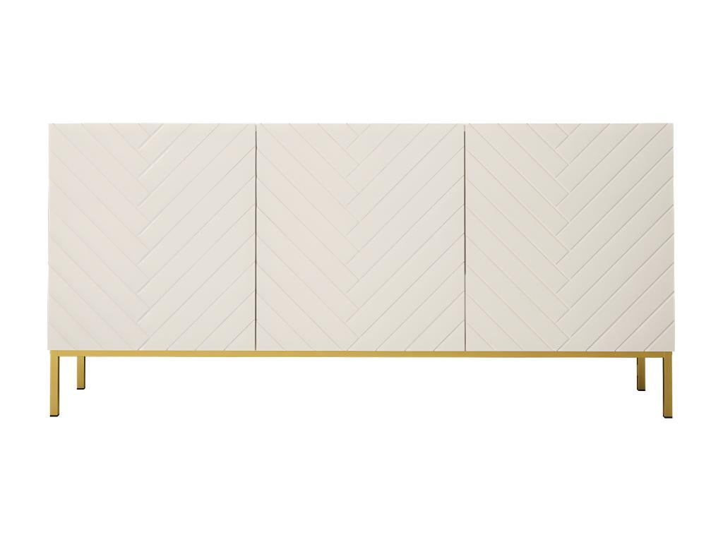 Buffet Calmetop SB160 3D 160x37x76 Blanc 32049OWID
