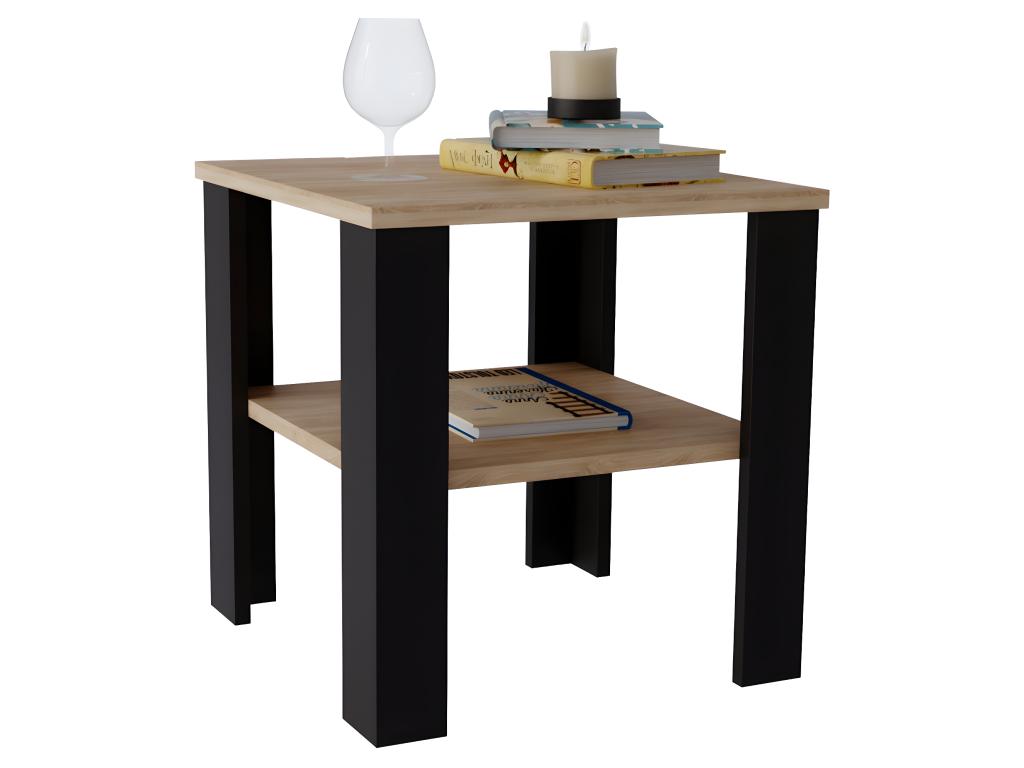 Table basse Calmetop 53 Calmetop Chêne / Noir 83966AQRJ